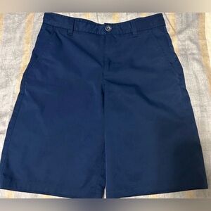 GUC Boy’s Under Armour UA Active Heat Gear Navy Blue Golf Shorts - Size 14